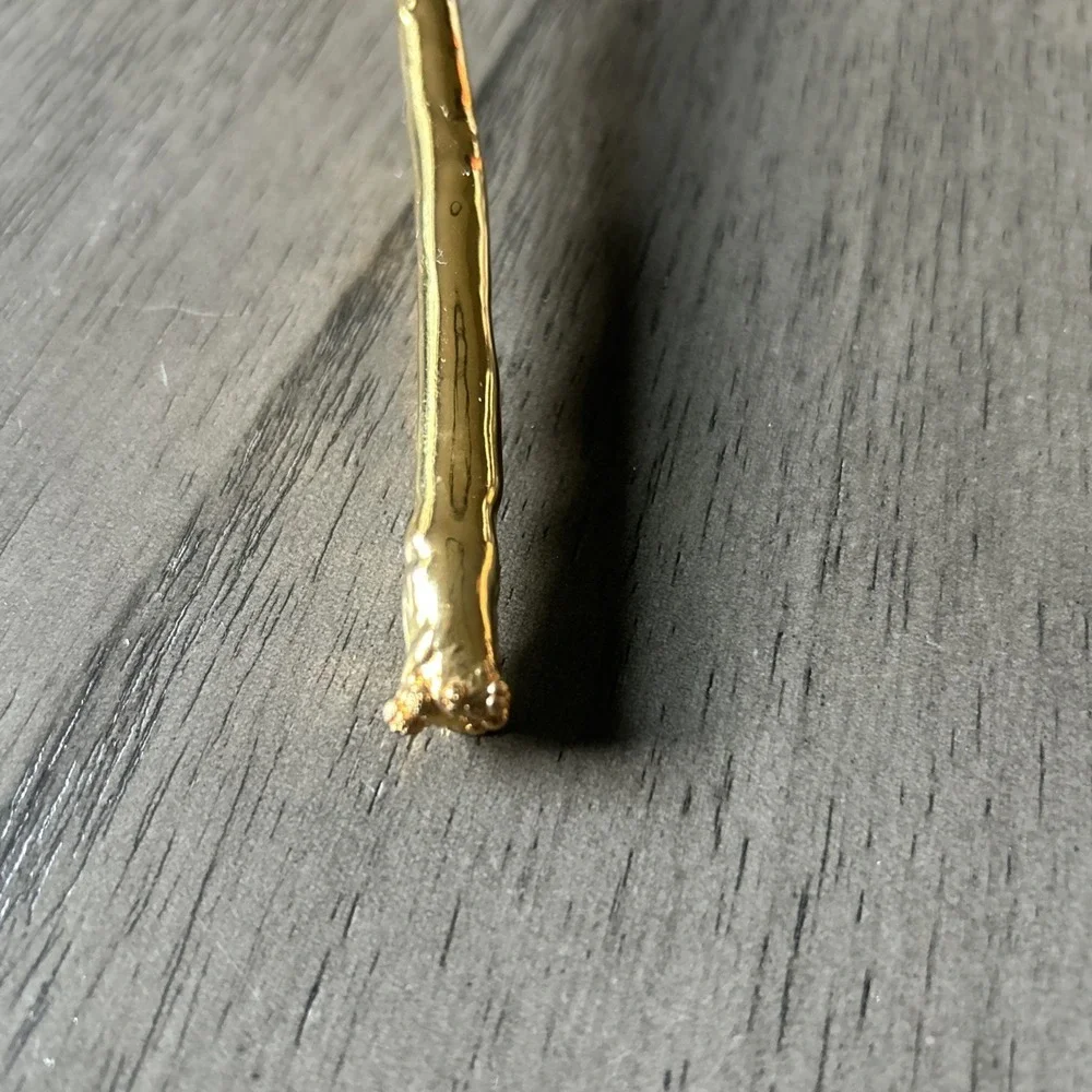 24k Rose Co. Gold Dipped Electroformed Real Rose Made In USA w/Box & Warranty